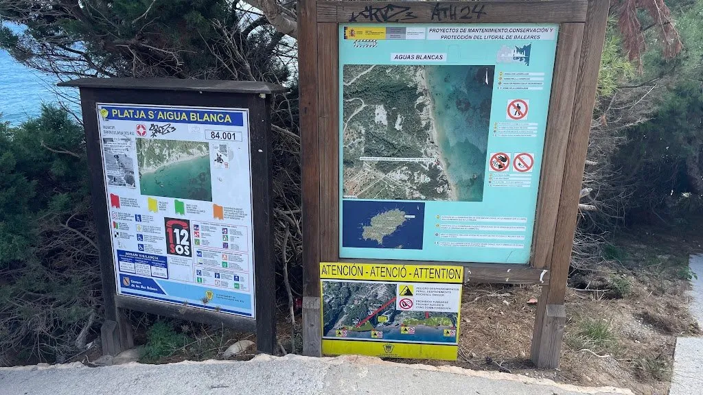 Aigües Blanques, strand op Ibiza
