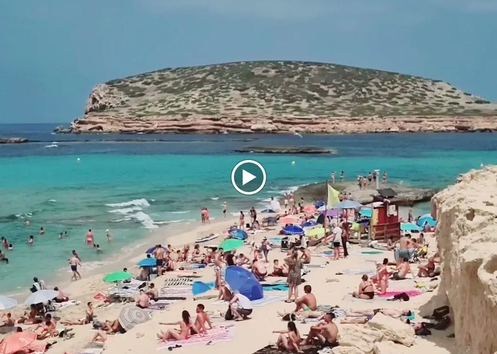 Cala Comte, strand op Ibiza