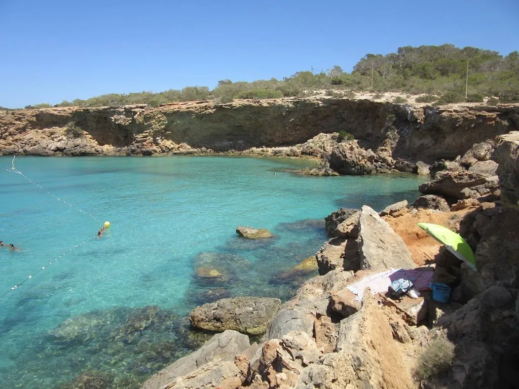 Cala Comte, strand op Ibiza