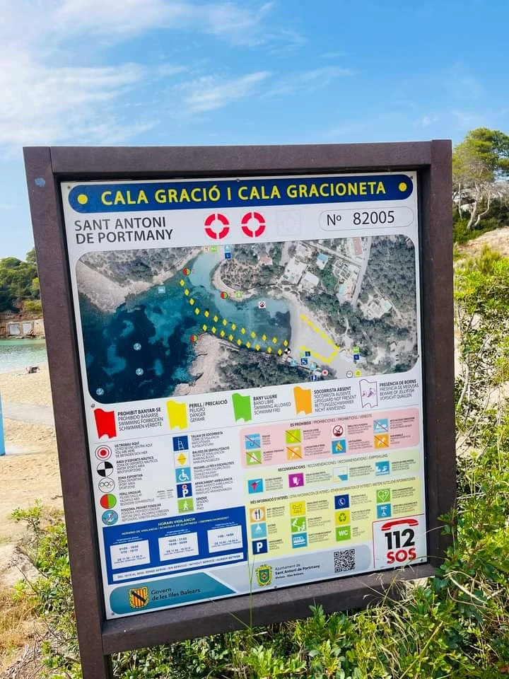 Cala Gració, strand op Ibiza