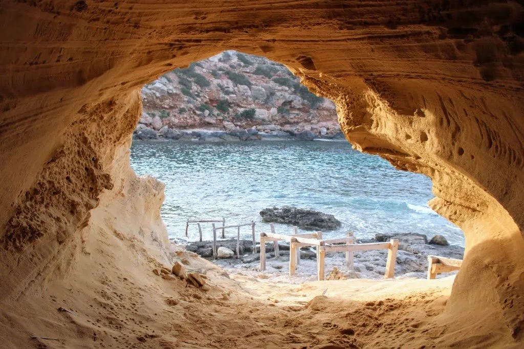 Cala en Baster, strand op Formentera