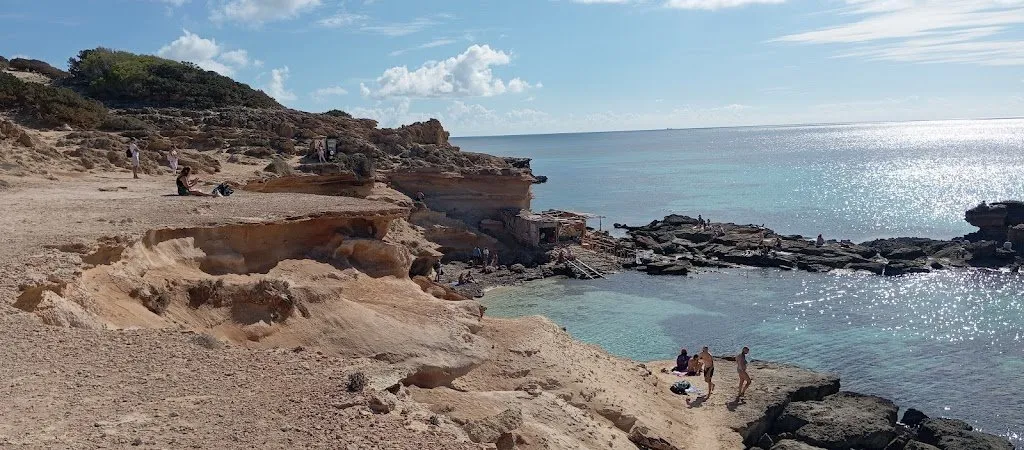 Caló des Mort, strand op Formentera