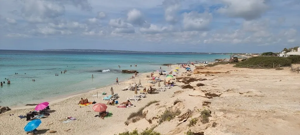 Caló des Mort, strand op Formentera