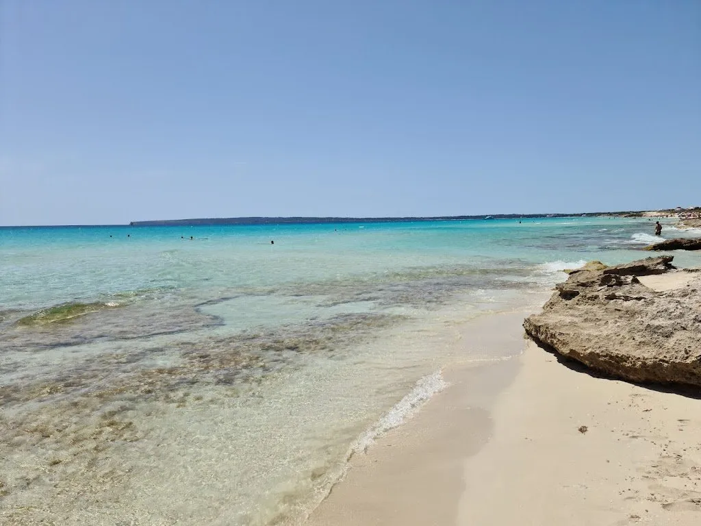 Platja Es Arenals, strand op Formentera