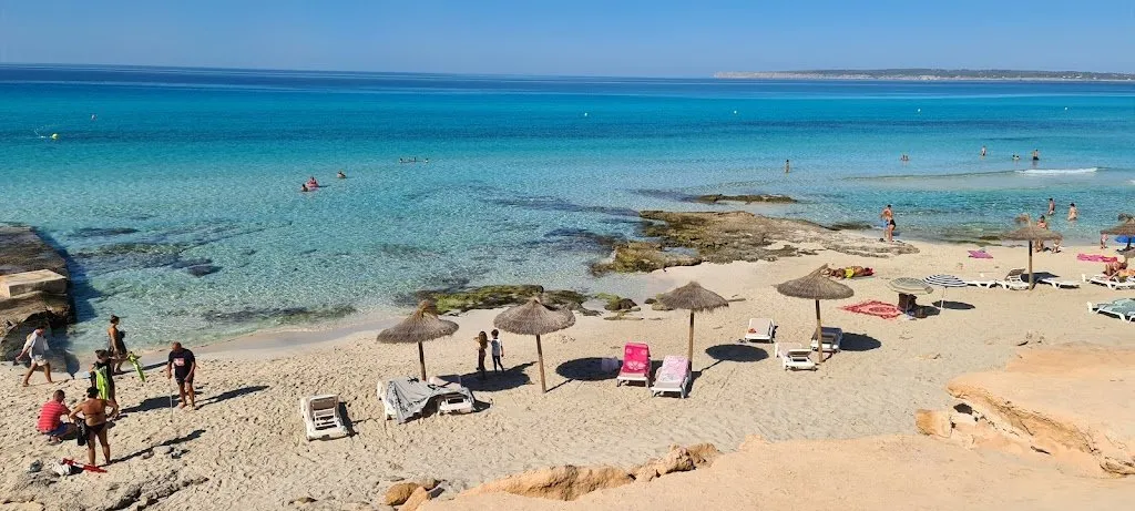 Platja des Copinyar, strand op Formentera