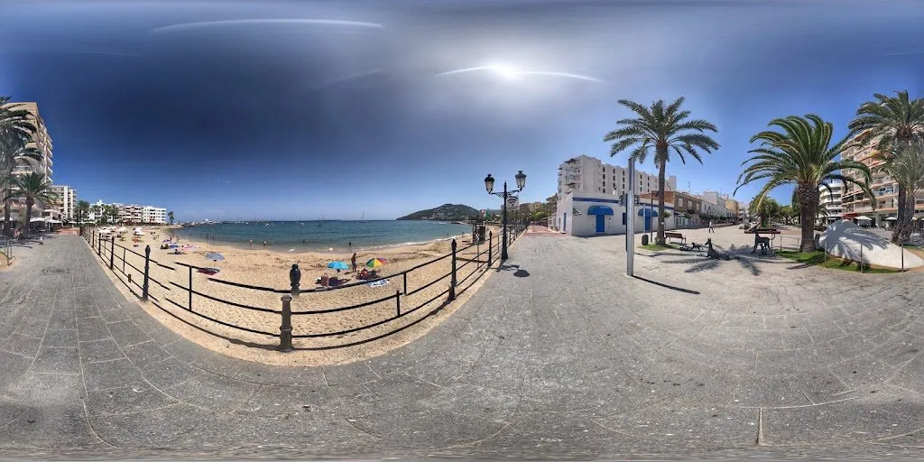 Platja de Santa Eulària, strand op Ibiza