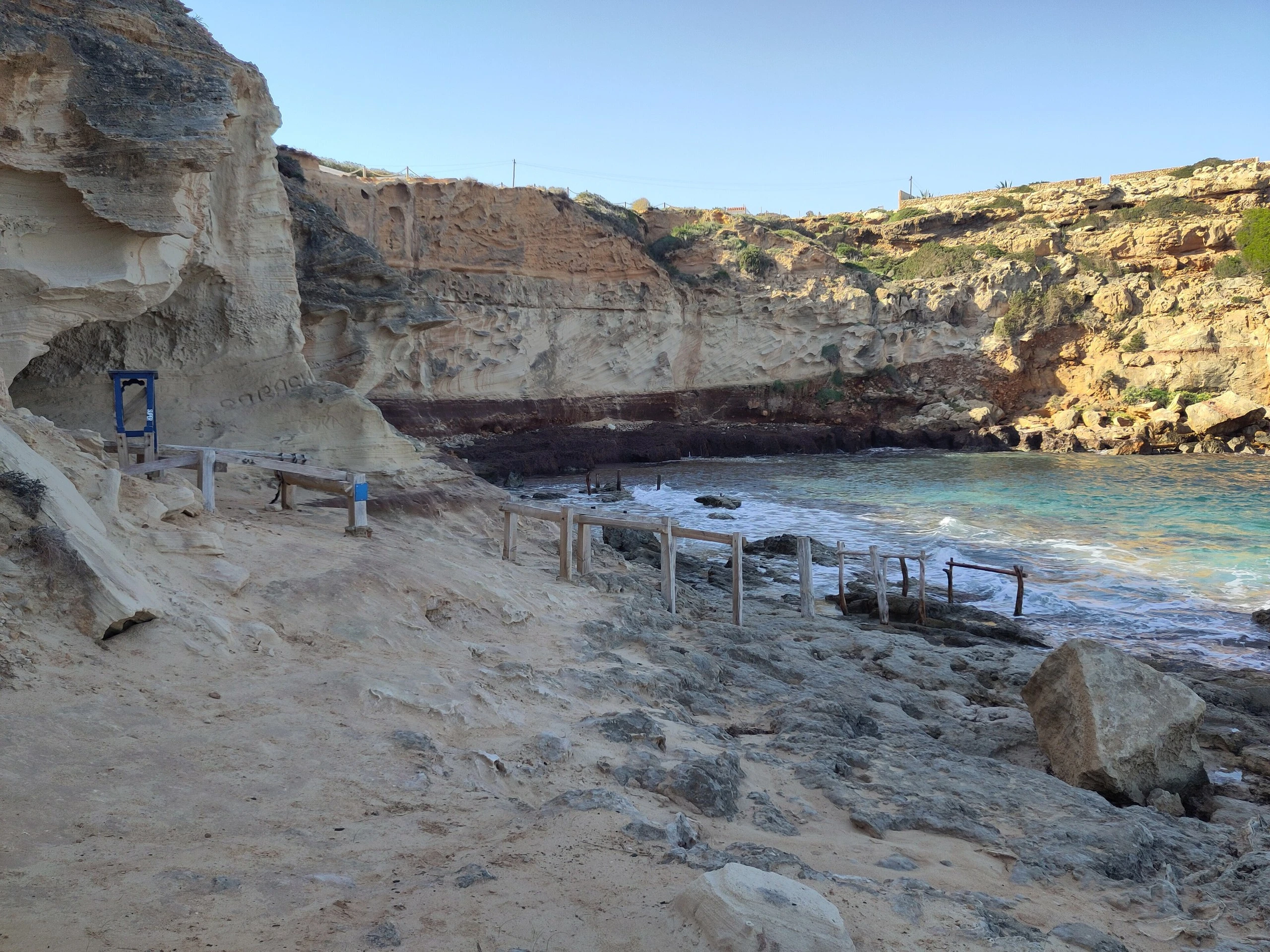 Cala en Baster, strand op Formentera