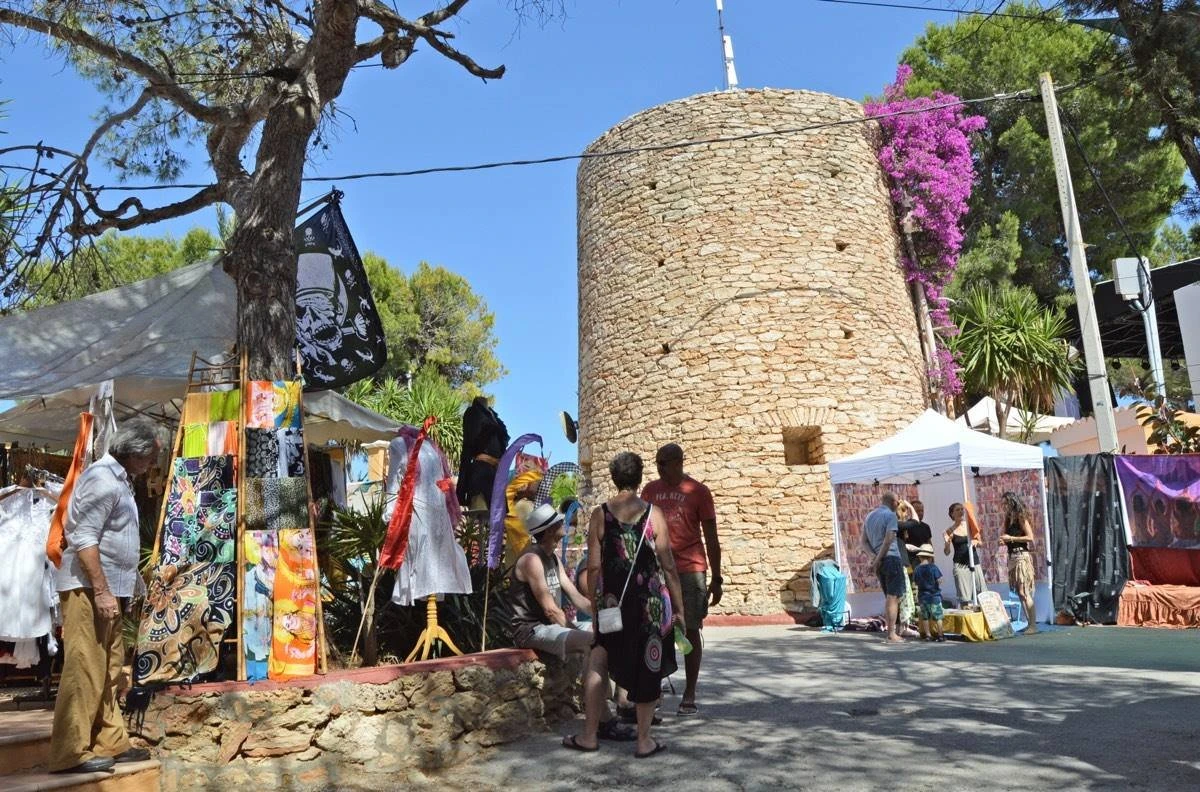 Hippy Market Punta Arabí, hippiemarkt op Ibiza
