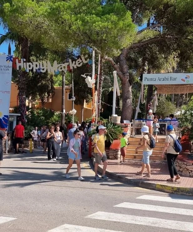 Hippy Market Punta Arabí, hippiemarkt op Ibiza