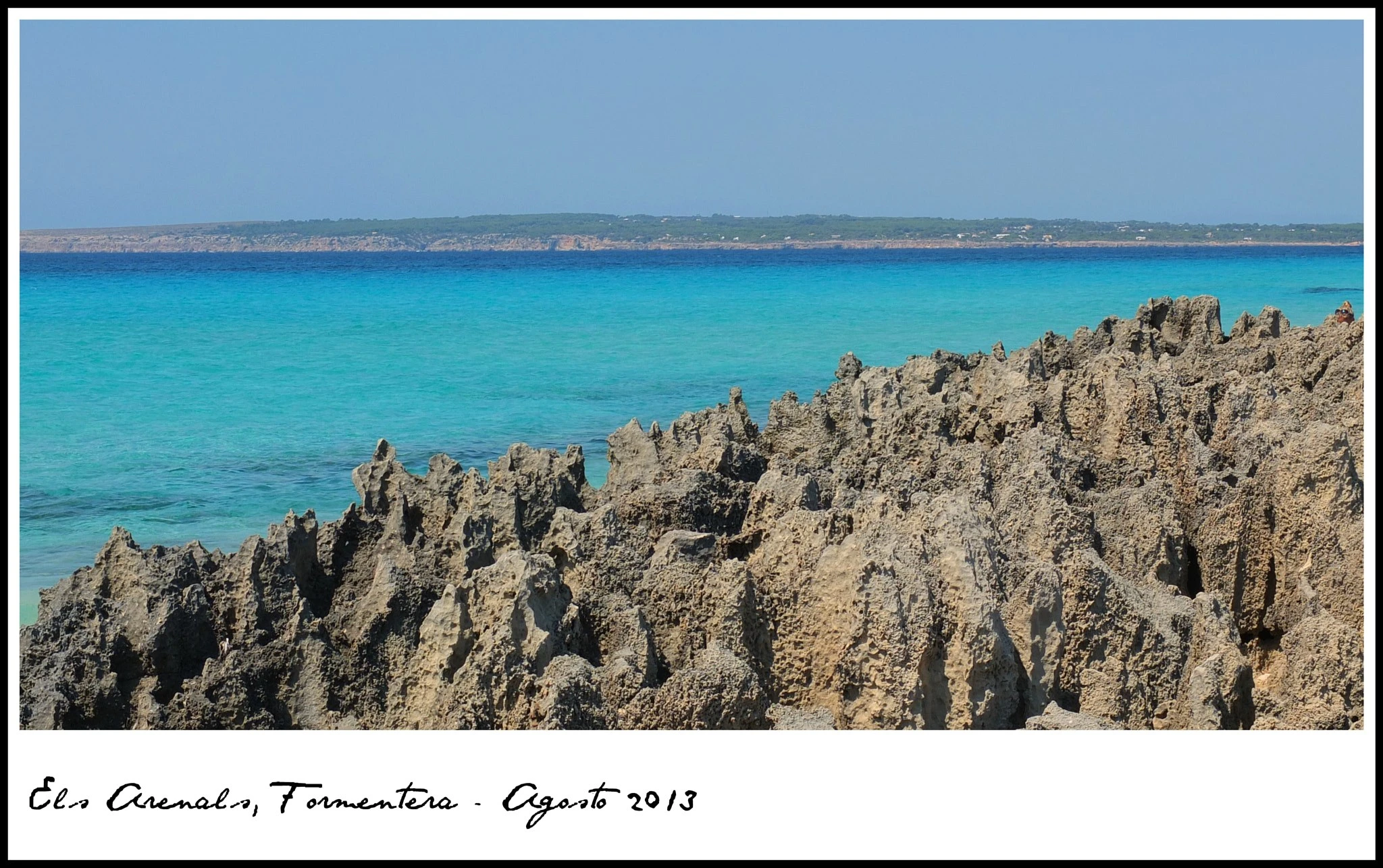 Platja Es Arenals, strand op Formentera