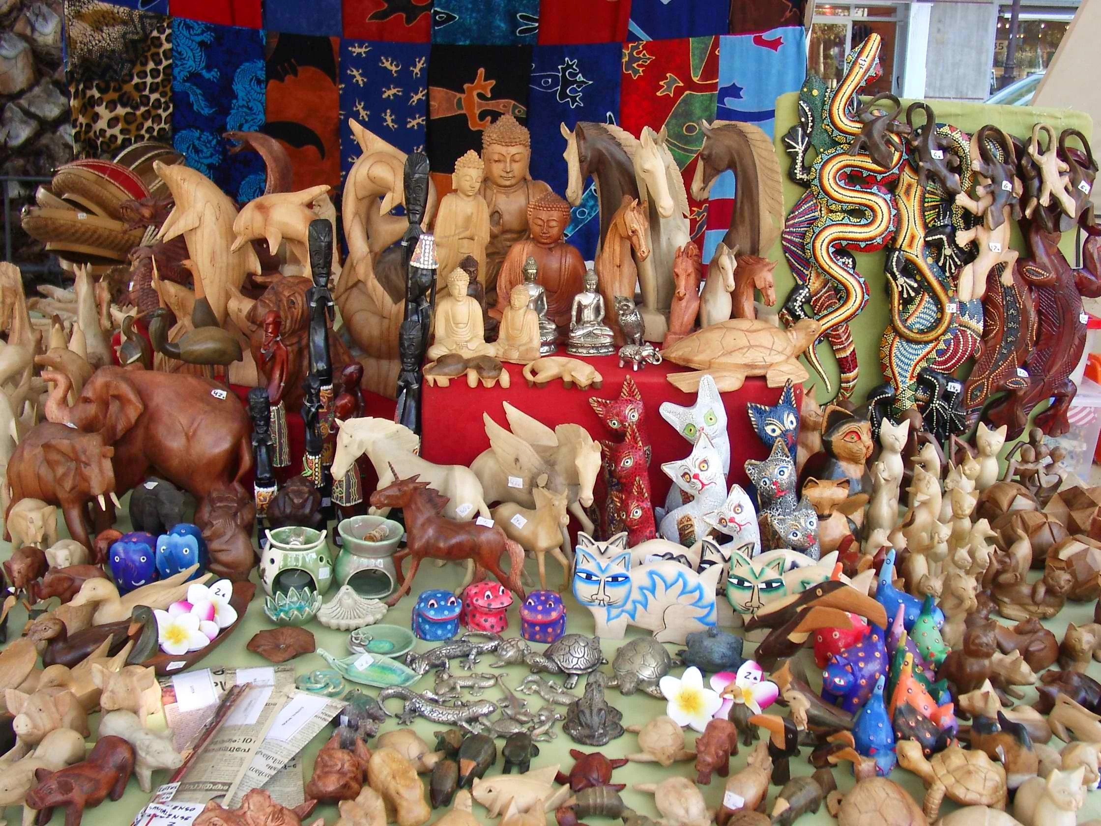 Hippiemarkt van Santa Eulària, hippiemarkt op Ibiza