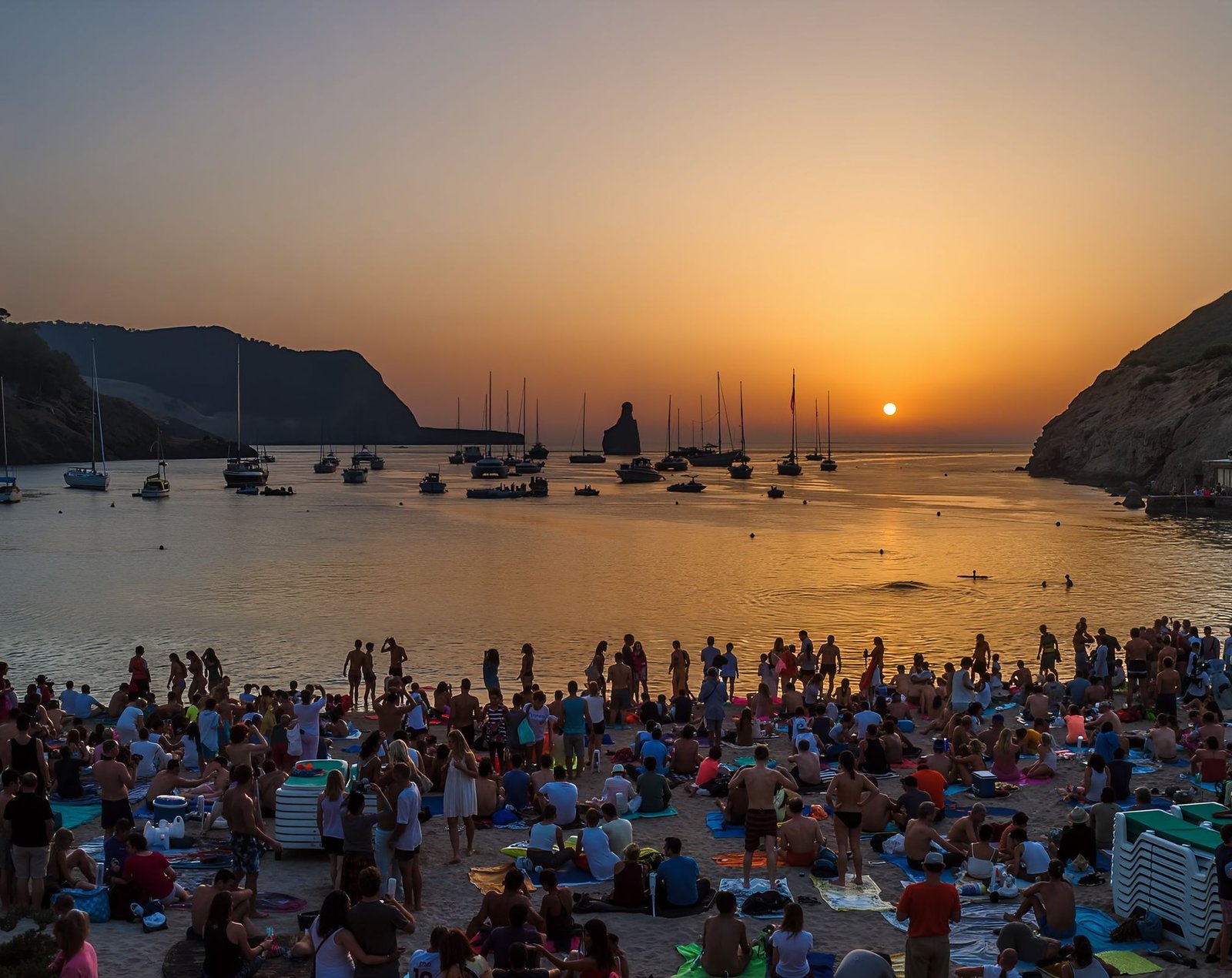 sunset at benirras